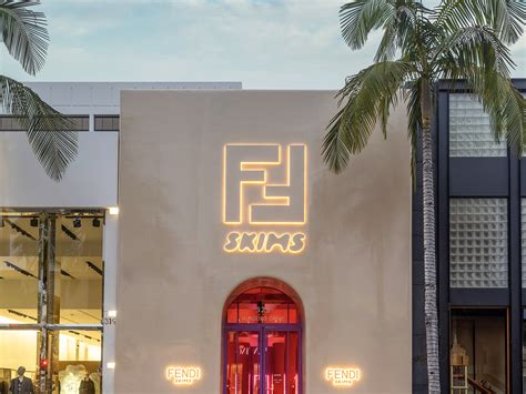 fendi skims los angeles|Fendi x SKIMS collaboration.